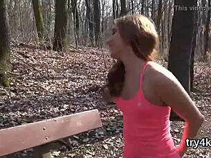 Lovely teen deepthroats in POV then gets pussy pounded.