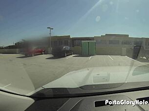 porta swallows cum from gloryhole