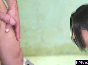 mandy muse gives old guy a handjob