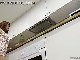 wanna see my big ass latina wife naked in kitchen?