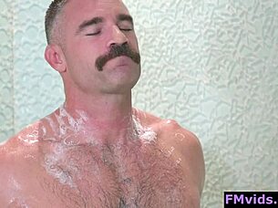 mandy muse gives old guy a handjob