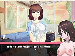 emo anime girl plays memory