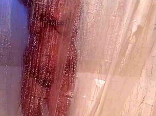 Mandeezy4u2 Brunette Wife Masturbates Tits In Shower Bathing