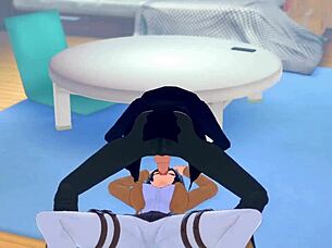 Koikatsu's Mikasa Giving Handjob to Eren in Uncensored Anime Sex Scene