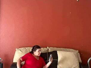 She gets an erotic pussy massage.