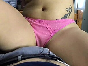 Young Latina Gina Gets Convinced to Film Her Homemade Blowjob and Masturbation Session.