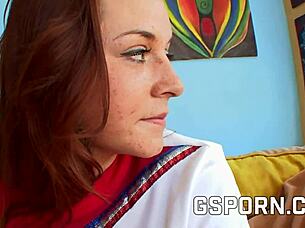 Redhead teen 18+ talia palmer in a fuck me porn