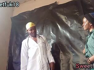 Doctor's Passionate Fuck With Shaved Pussy Patient