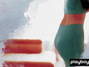 naked asian yoga babe chloe rose exposing her small boobs and exotic pussy?