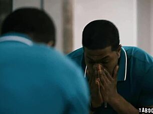 Lauren philips plays footsie with isiah maxwell under the desk