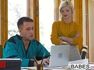 zazie skymm's office obsession leads to a quick fix