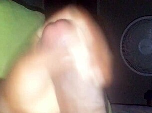 Intense Ebony Blowjob on Black Cock