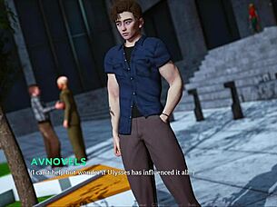 Teen 18+ In 3D Cartoon Outfit Plays Eternum Game With Huge Tits