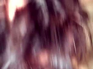 super head cum slut slurps black pole