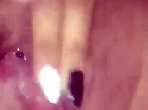 Hot Wife Masturbates with Dildo While Thinking of Her Friend