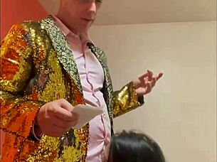 milf mchenry cruiser blows cock while doing standup comedy 😄