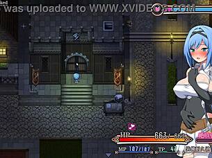 Playing nightmare knight with sexy paladin masturbating