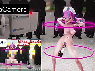 Watch Hololive's Minato Aqua in a sexy dance MMD animation?