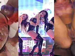 Kpop sluts gettin’ pounded hard in slow-mo cumshots, damn!