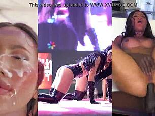 Kpop sluts gettin’ pounded hard in slow-mo cumshots, damn!