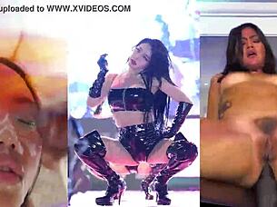 Kpop sluts gettin’ pounded hard in slow-mo cumshots, damn!