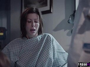 Does Bobbi Pull The Orderly's Pants For Big Tits Blowjob In Group 3some?