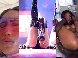 केपॉप स्लट्स को जोरदार चोदा स्लो-मो कमशॉट्स में