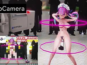 Watch Hololive's Minato Aqua in a sexy dance MMD animation?