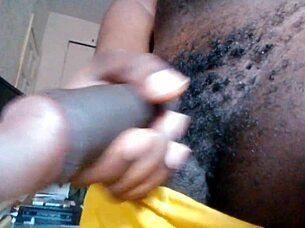 Big black dick that's surprisingly gentle