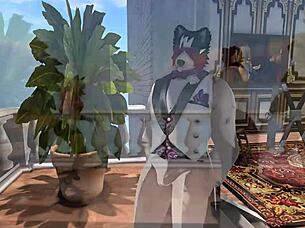 Furry Yiff in Unusual Order with Big Cock