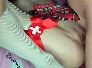 my young 18+ rides my cock very well in a skirt that she bought for me i almost got her pregnant