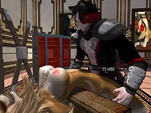 Furry Yiff in Unusual Order with Big Cock