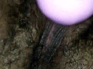 Intensely sucking that wet hairy pussy with eager licks