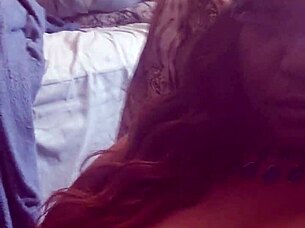 Rea In Masked Masquerade Sucks Dildo After Fucking Pussy With It