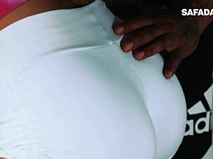 I fucked the hot latina client hard in her ass