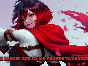 Ruby and Blake's femdom training in RWBY