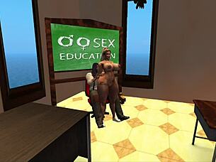 In the classroom, an intense lesson unfolds