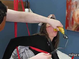 horny sweetie in anal asylum for painful treatment