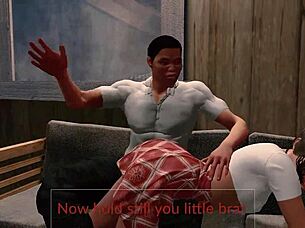 Jack and Emma Spanked in Paradise