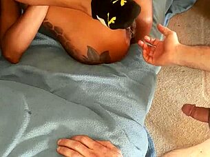 Kevin Liza's Ebony Facial Cumshot!