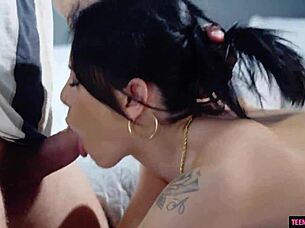 Teenfidelity Gorgeous French Clara Mia Deepthroats Dick!