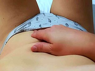 arianna gets close up with her pussy and tits in homemade fun