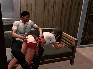 Jack and Emma Spanked in Paradise