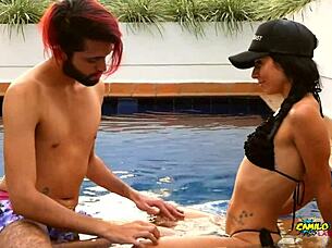 Dani Cardona and Camilo Brown get naughty when left alone