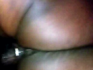 Wow, that big black cock stretches her pussy 😍