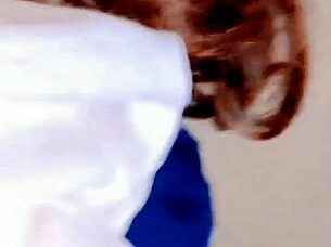 my cute student girlfriend is innocent but horny, i fuck her without condom after school