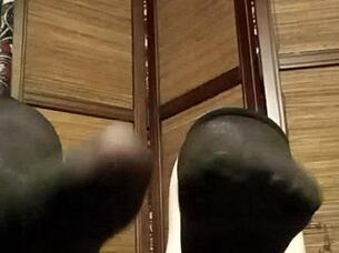 Stocking fetish solo