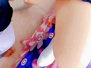 my cute student girlfriend is innocent but horny, i fuck her without condom after school