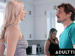 Adult time roommates paige owens and kay lovely strip pool stud as fuck toy