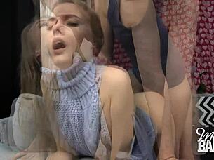 Webcam Model Performs in Point of View Scene